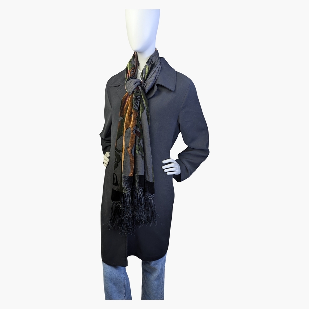 London Fog Classic Button Front Spring And Fall Coat | Tailored Jacket | Size L - Picture 6 of 8
